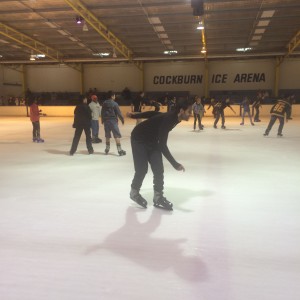 Ice skating